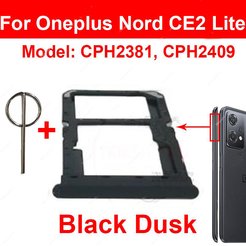 Sim Tray SD Card Tray Holder Card Compatible with Oneplus 1+ Nord 3 Nord CE2 Lite CE3 Lite Nord N20 N30 With Sim Ejector Pin Replacement Part. 