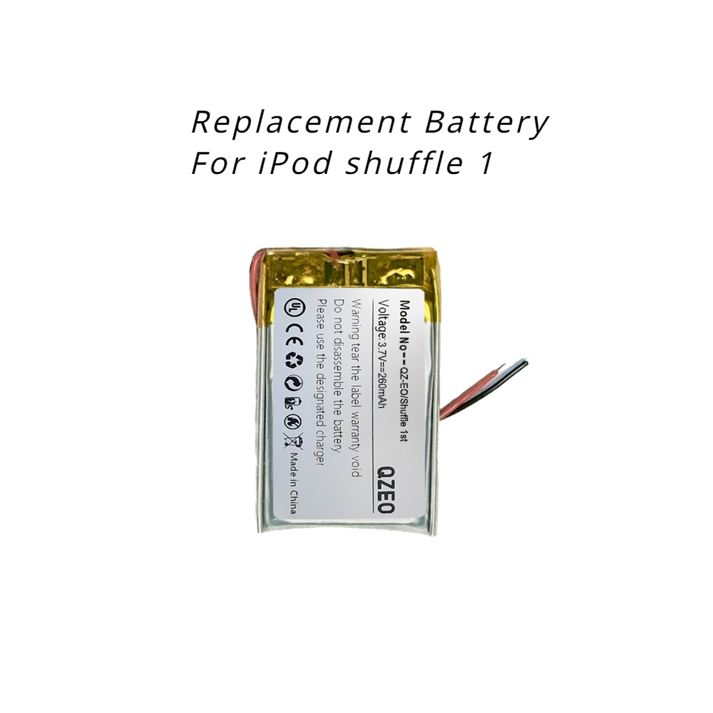 Replacement Battery For iPod Shuffle 1 2 3 4 5 6 7 1th 2th 3th 4th 5th 6th 616-0274 616-0278 A1112 A1373 A1204 A1271. 
