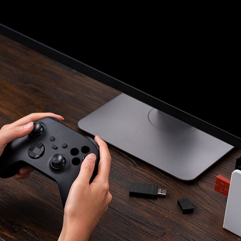 8Bitdo Wireless Bluetooth-compatible USB Adapter Quick Pairing for Switch/Steam. 