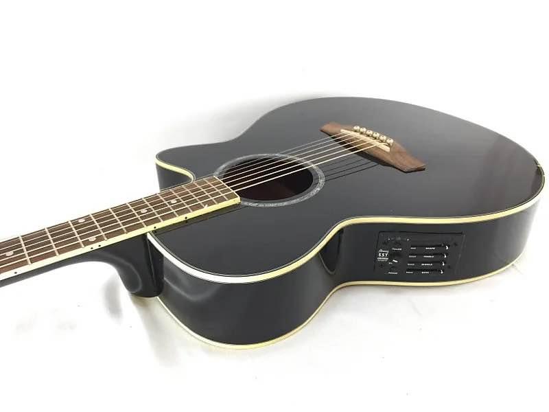 Ibanez AEG10E BK 6 String Semi Acoustic Guitar. 