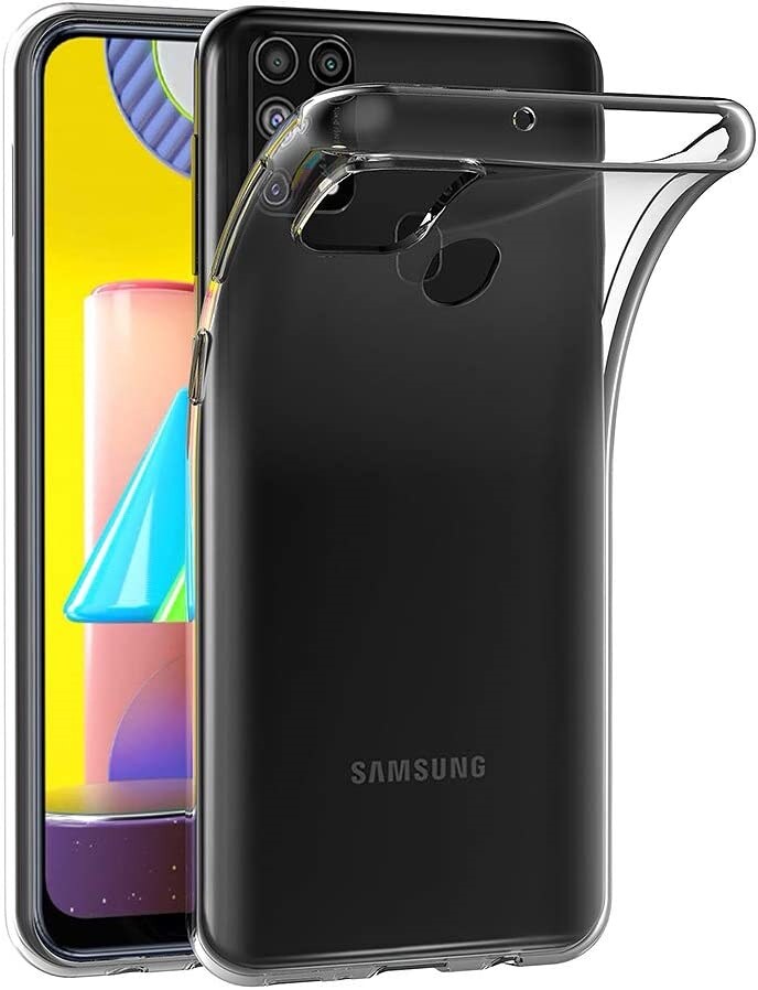 lthmy for Samsung Galaxy M31 Ultra Slim Transparent Clear Soft TPU Case Cover