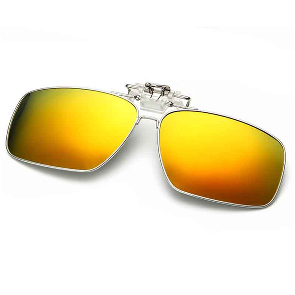 Invisible Myopia Clip-On Glasses Versatile Polarized Men'S And Women'S Flippable Frame Sunglasses Can Be Flipped Up With Frame. 