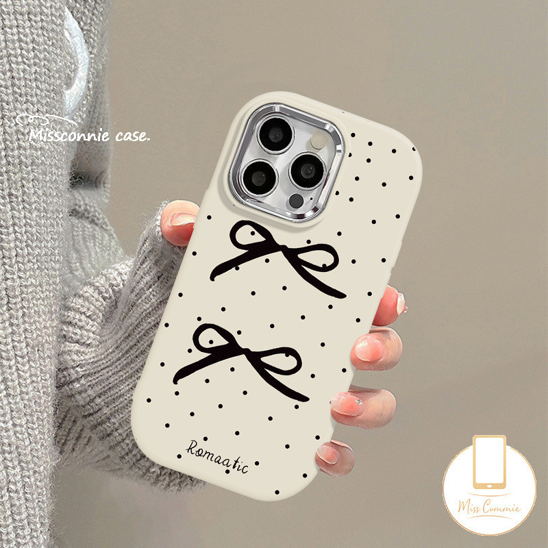Romantic Cute Bowknot Soft Case for Realme C35 C67 C25Y C53 C55 C11 C12 C25 C33 C20 C15 Note 50 C51 5s 8i 9i 7i 5 6i 5i C21Y C20A C17 C30 C21 Narzo 50 Luxury Plaitng Metal Cover