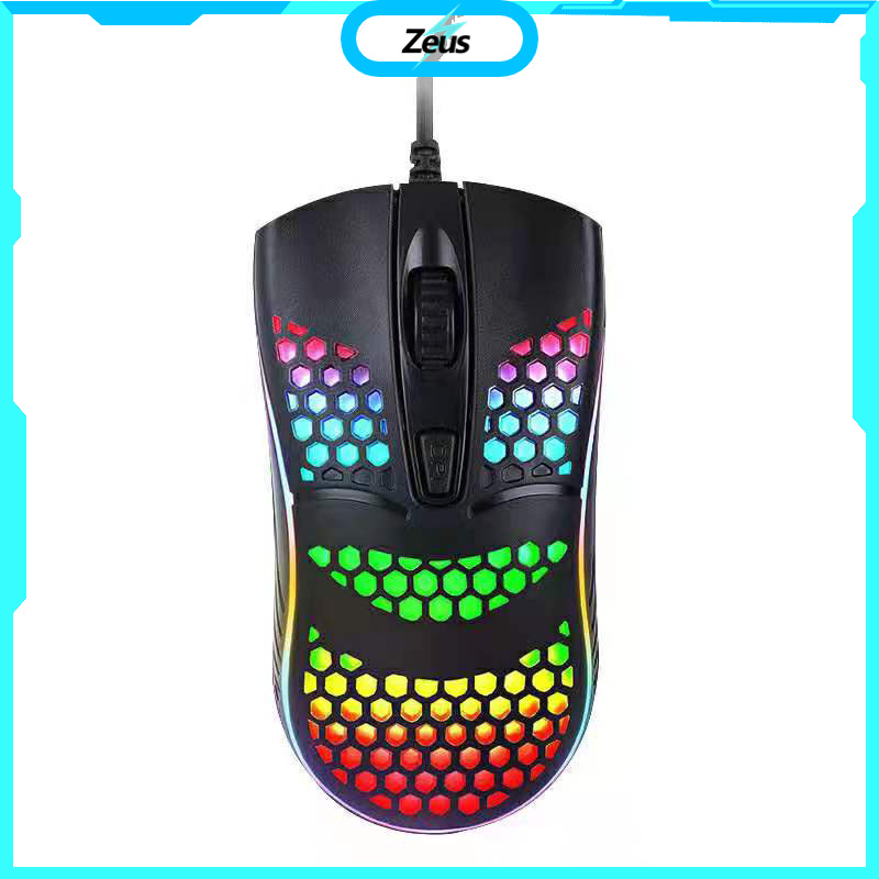 ZEUS KW-10 ( Killa-Web ) Wired Mouse Gaming Mouse with Lightweight Honeycomb Shell. 