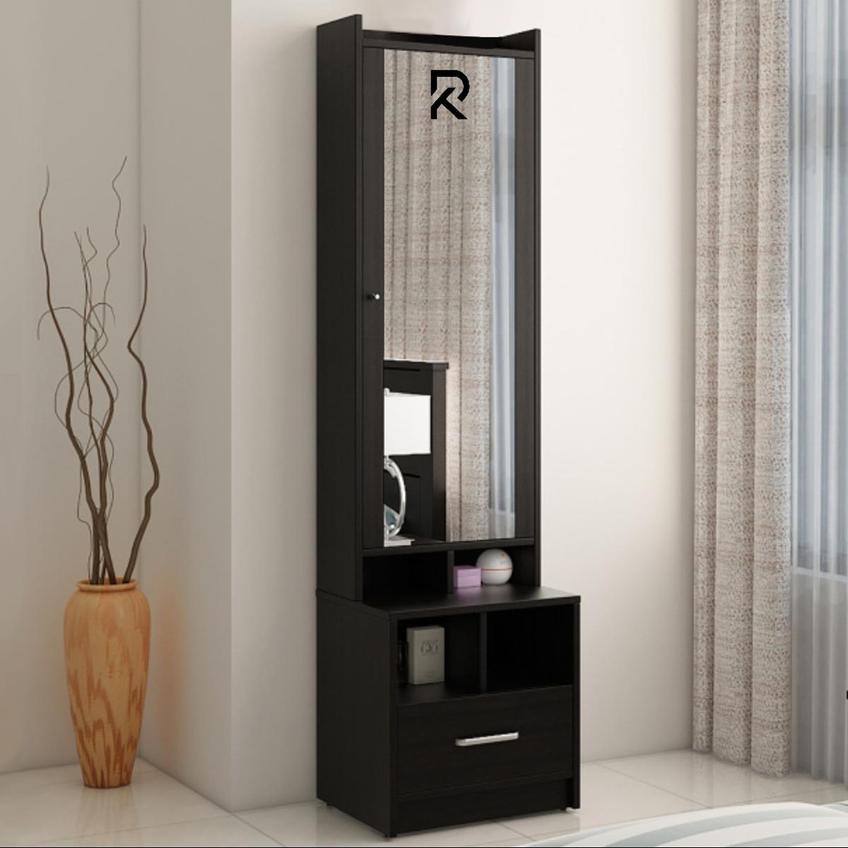 RK Black Dressing Table With Drawer - dressing table. 