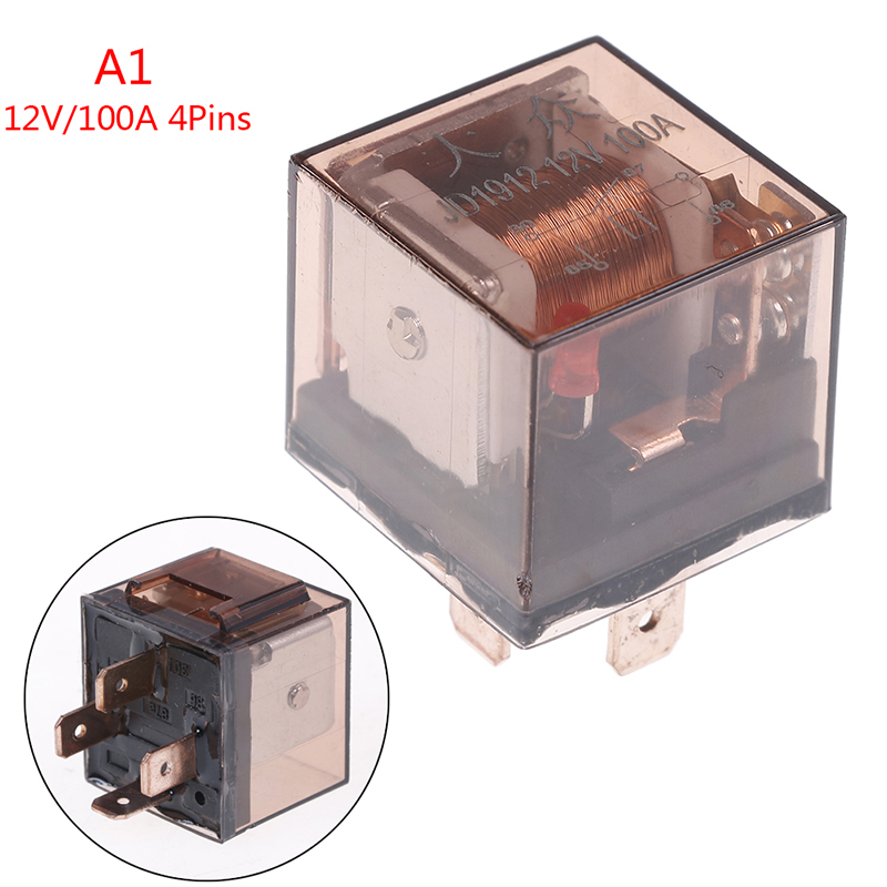 Waterproof automotive relay 12/24V 100A 4/5Pin SPDT car control device relays Encounter. 