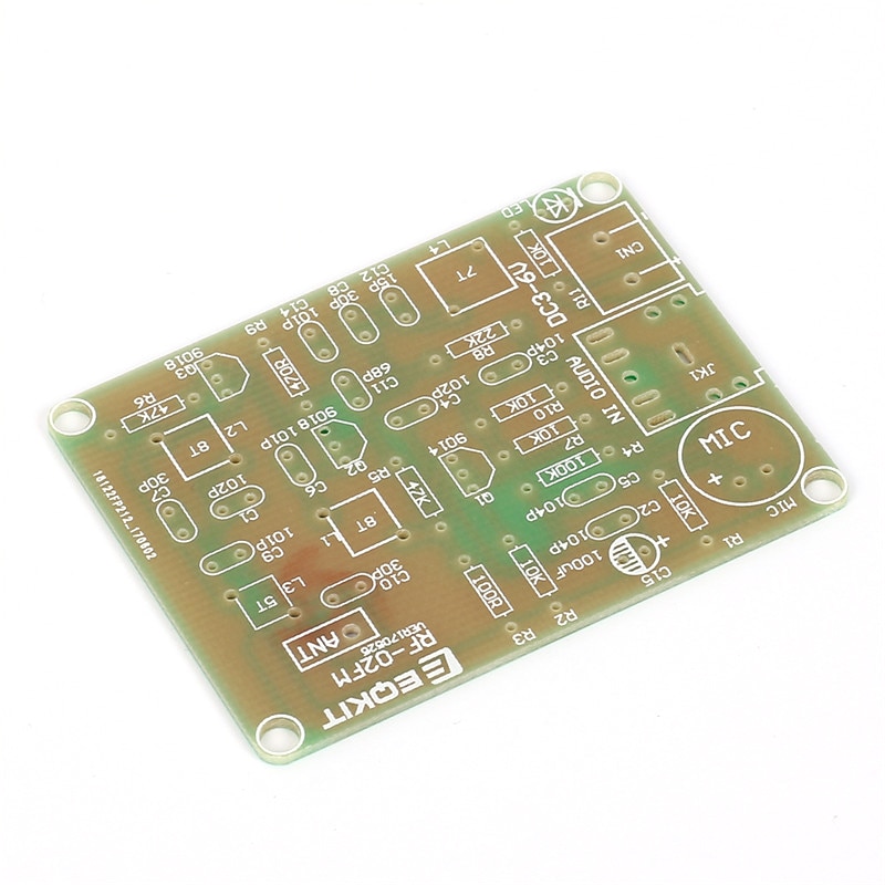 【happy one】88-108MHz FM Transmitter Module Electronic DIY Kits Frequency Wireless Microphone Transmitter Board Parts DC 3-6V FM Module. 