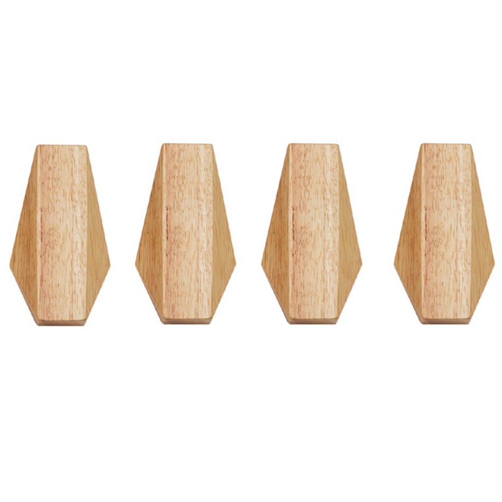 Japanese Style Simple Modern Solid Wood Hook Wall Hang Coat Hooks. 