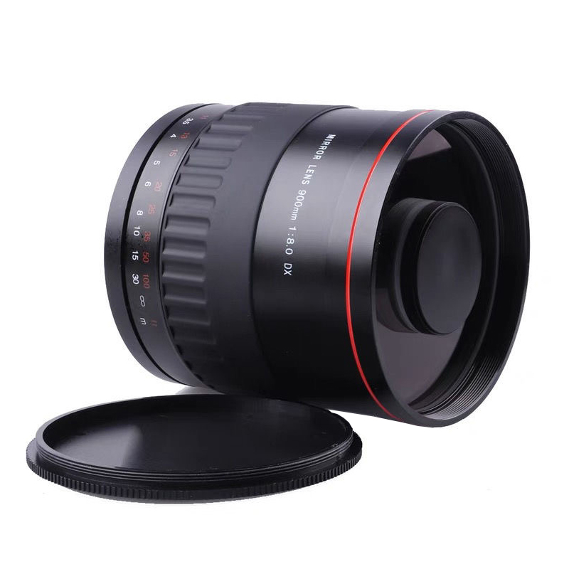 Lightdow 900mm F8.0 Telephoto Mirror Lens Camera Lens for Canon Eos Rebel T2i 50D 40D 850D 800D 600D 4000D 2000D 1300D 1200D. 