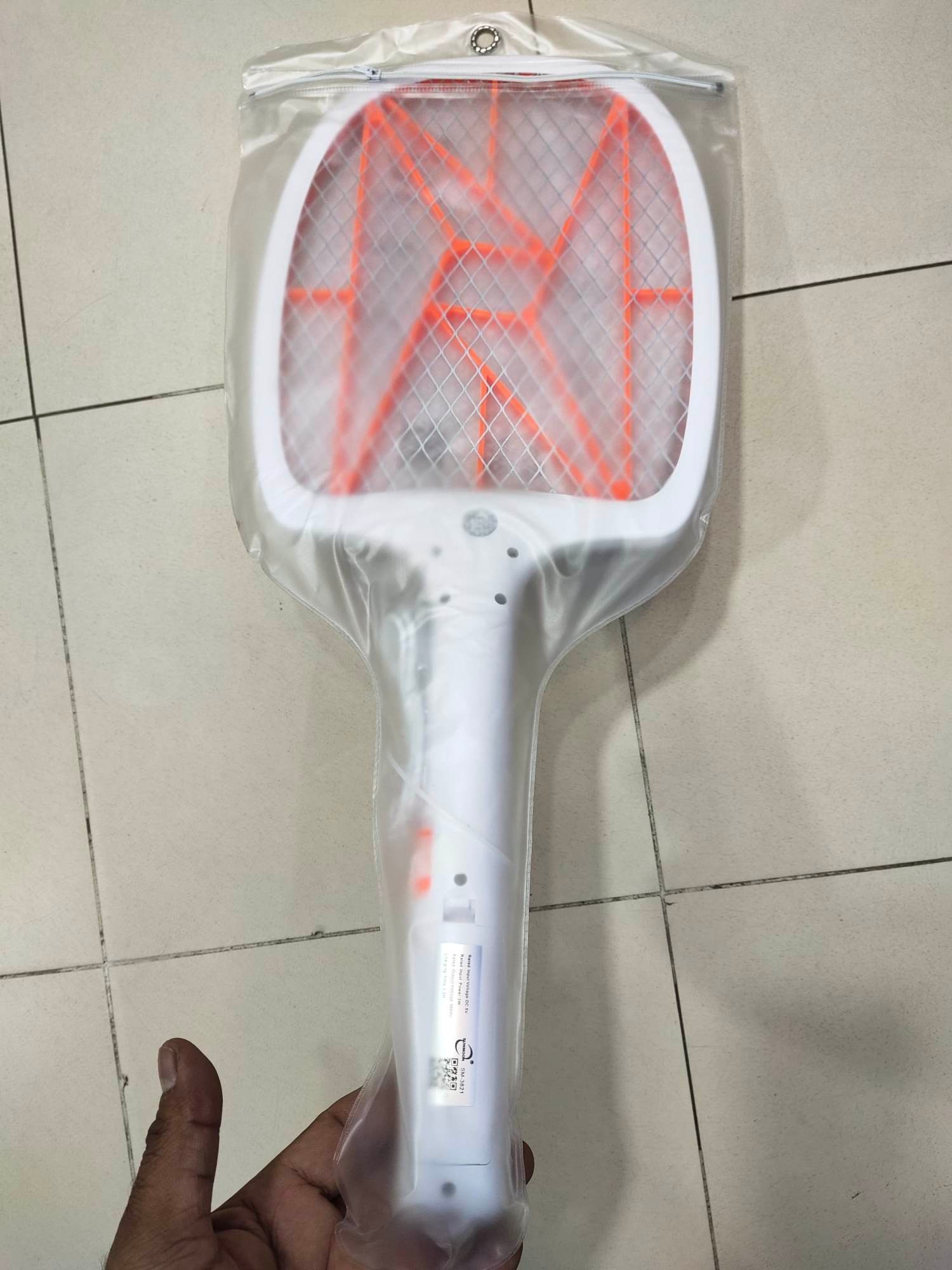 SUNMOON Mosquito killer bat (BATTERY REPLACEABLE) with charging cable electric insect killer bat. 