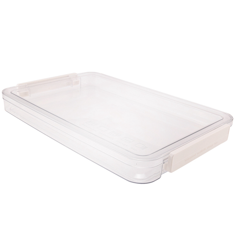 2Pcs Plastic Box Desktop Examination A4 Paper Document Storage Box Transparent Data Finishing File Box. 