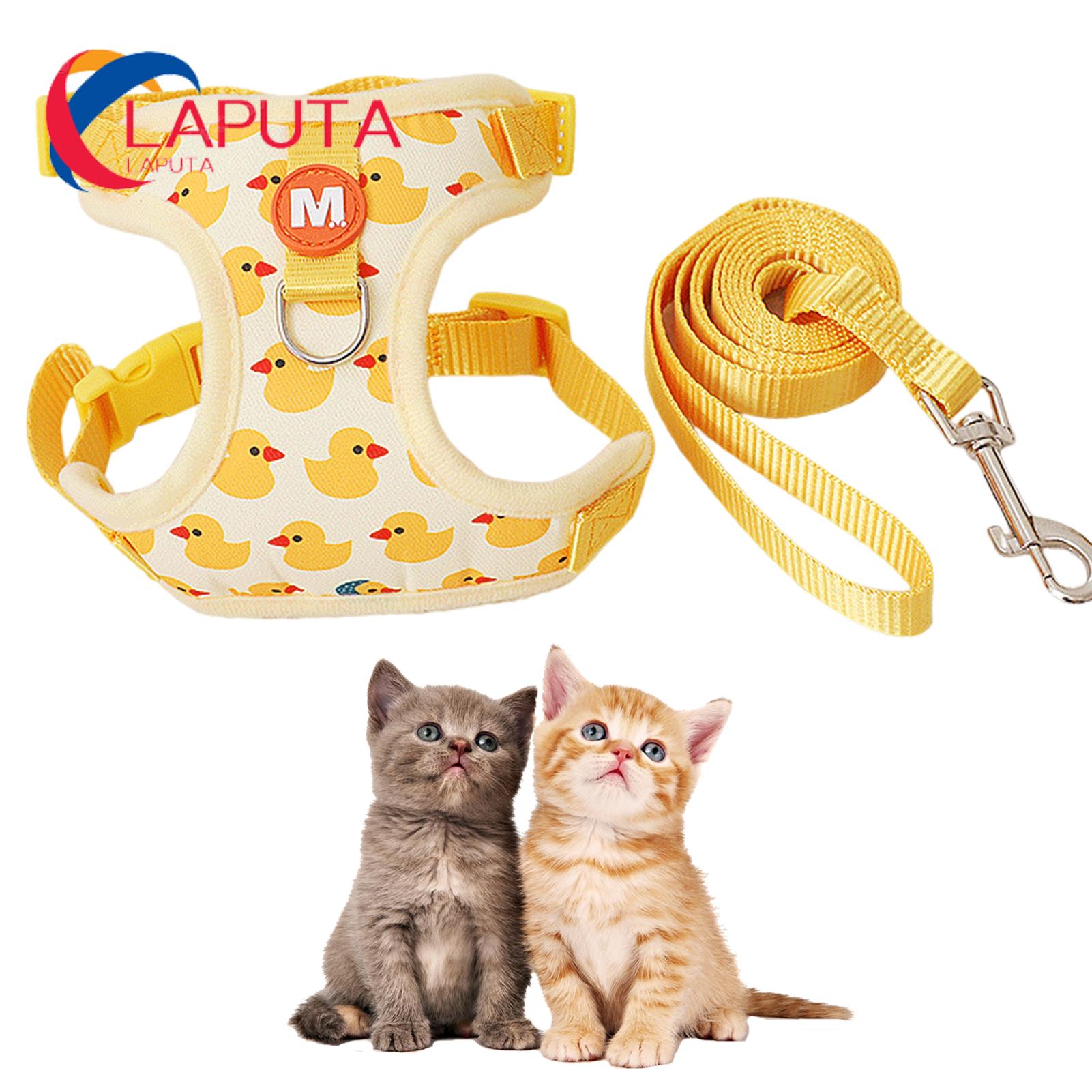 There are only 4 steps to put on the pet harness. Very easy to wear. Simply open the harness, slide your pet's front legs through the harness, then close and buckle it again, attach the harness with the double rings, and you're done!