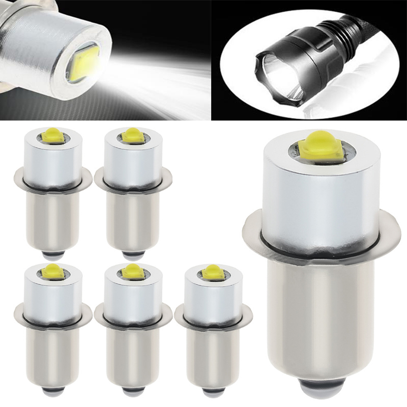 P13.5S Pr2 LED Bulb 3W Upgrade LED Flashlight Bulb Maglite LED Conversion Kit Mag Light LED Bulb 2-16 C D Cells Maglite Torch. 