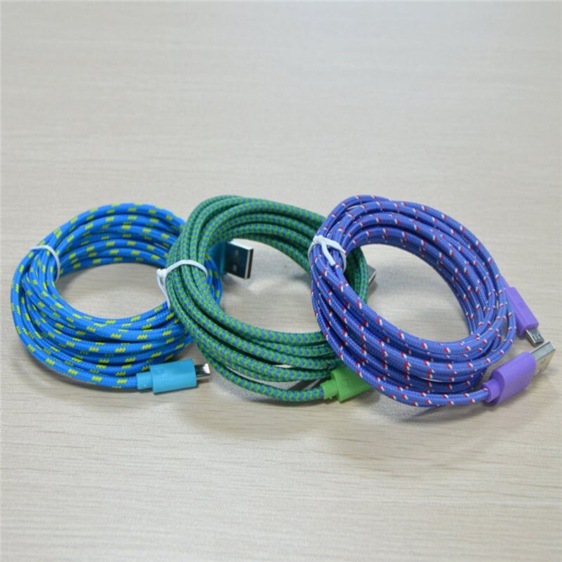 【happy one】Metal Micro USB for Sony Xperia Z1 Z2 Z3 Z4 Z5 L36H L39H Charger Cable for ZTE Blade S6 L3 3 X3 V9 Vita Data. 