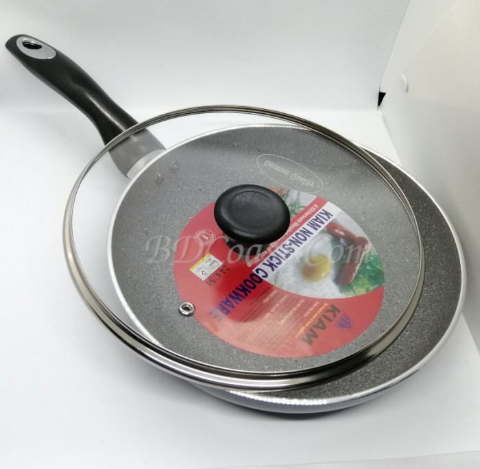 Kiam Non Stick Fry Pan With Glass Lid 20CM