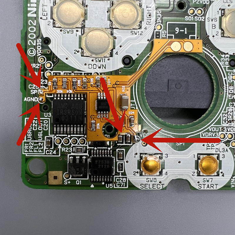 Low Power Volume Increased Sound Digital Power Amplifier Module For GAMEBOY ADVANCE SP GBASP Tetuo. 