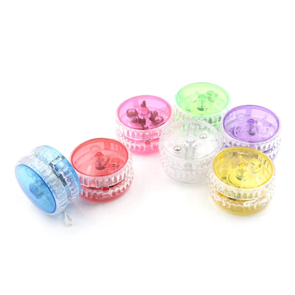 【Lejia】1PCS Luminous Professional LED Flashing Child Clutch Yo-Yo Toys For Kid Party Entertainment Colors. 