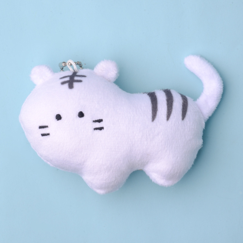4 Inch Zoo Plush Pendant Cute Bean Eye Lamb Raccoon Squirrel Zebra Plush Key Chain Capsule Toy. 