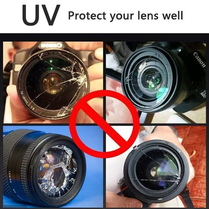 Lightdow FLD CPL UV Lens Filters Kits Lens Filter 49 52 55 58 62 67 72 77 mm for Nikon Cannon Sony Pentax Fujifilm Camera. 