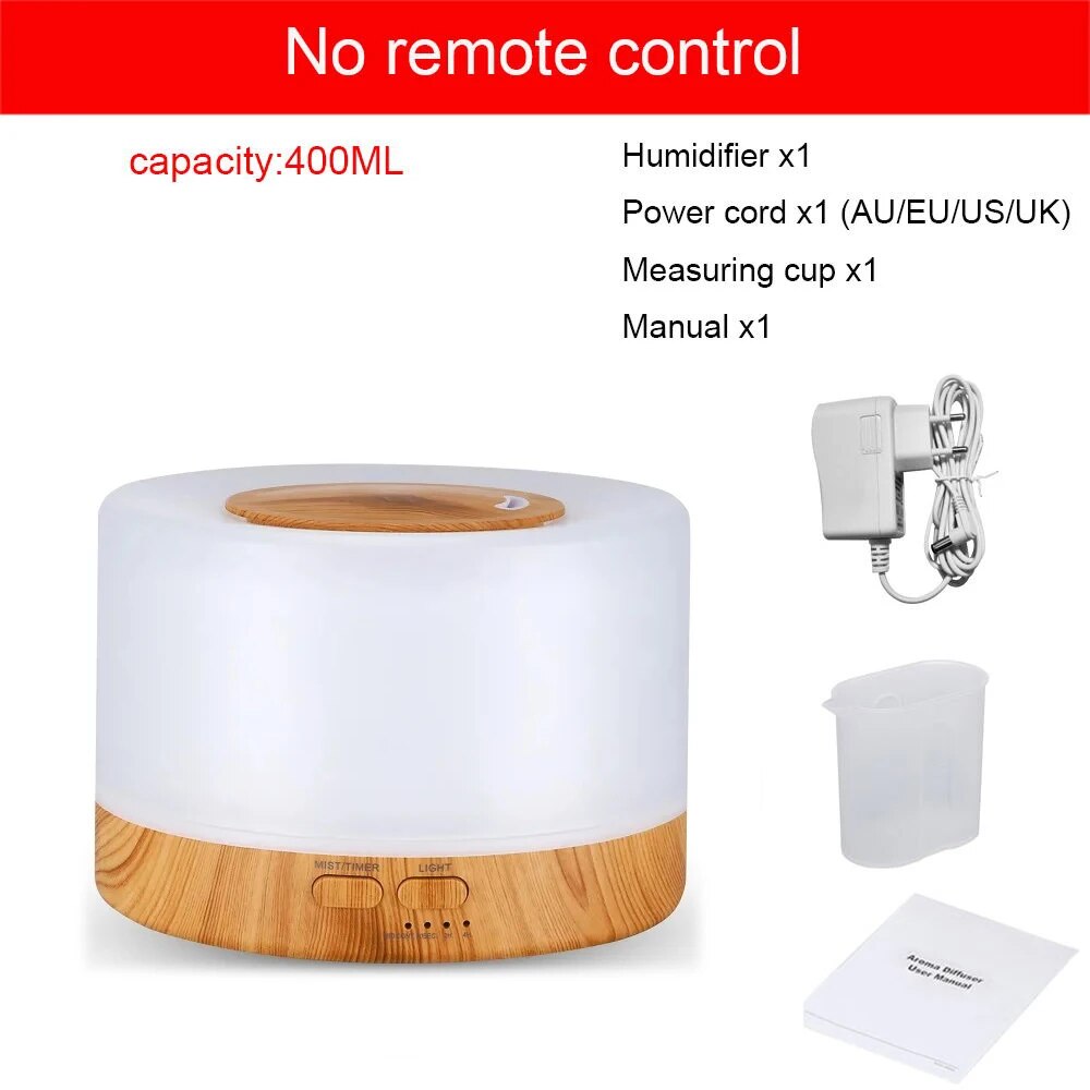 Tuya Smart Humidifier with Colorgul LED Light WiFi Aroma Diffuser Timer Wireless Control Work with Alexa Google Home Compatible. 