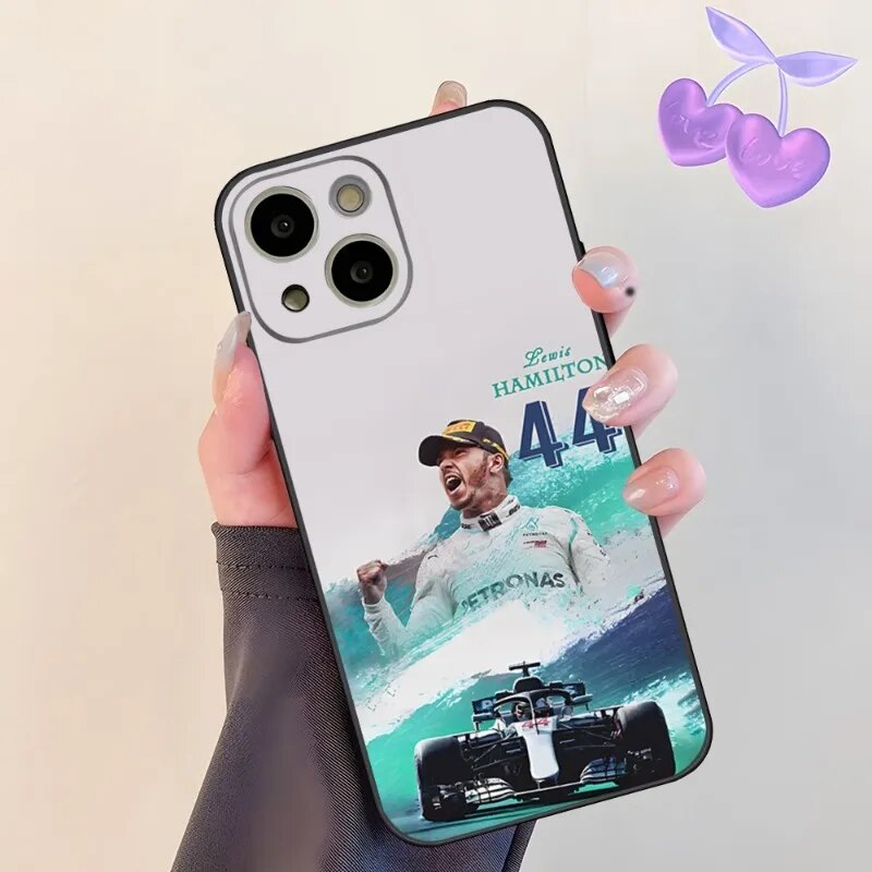 F1 Racing Lewis Hamilton 44 Phone Case For 14 Pro Max For Apple Iphone 13 14 12 Mini 11 Xr X Xs Pro Max 8 6s 7 6 Plus Back Cover. 