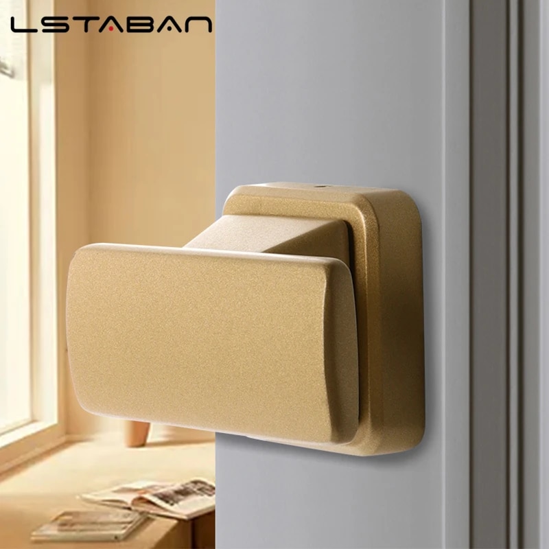 Hidden Door Lock Single Side Lock Secret Room Lock Spherical Single Side Hidden Lock With Key Double Side Invisible Door Lock. 