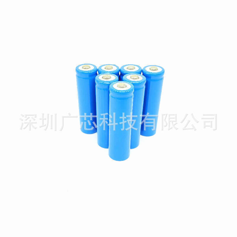 14500 lithium 3.7V pointed 500mAh beauty instrument intelligent lock alarm clock wireless mouse No.5 rechargeable battery. 