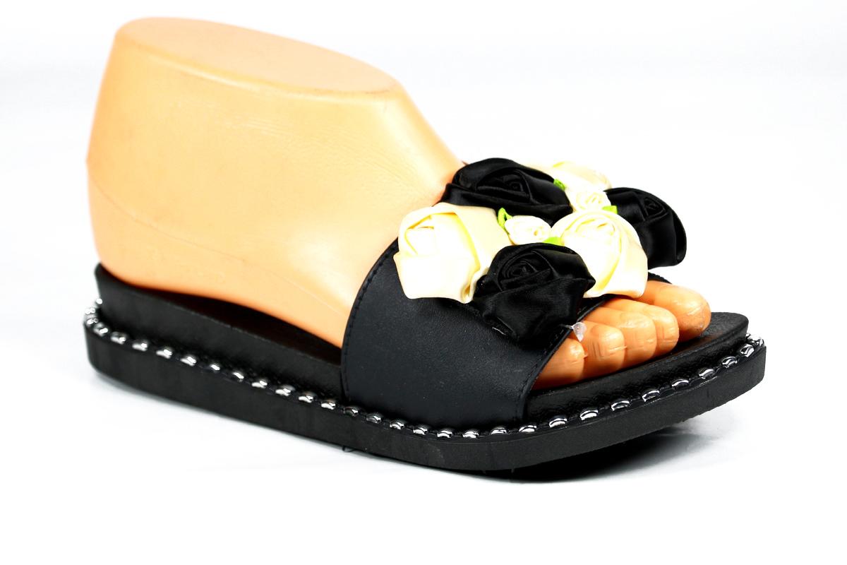 cream slide sandals