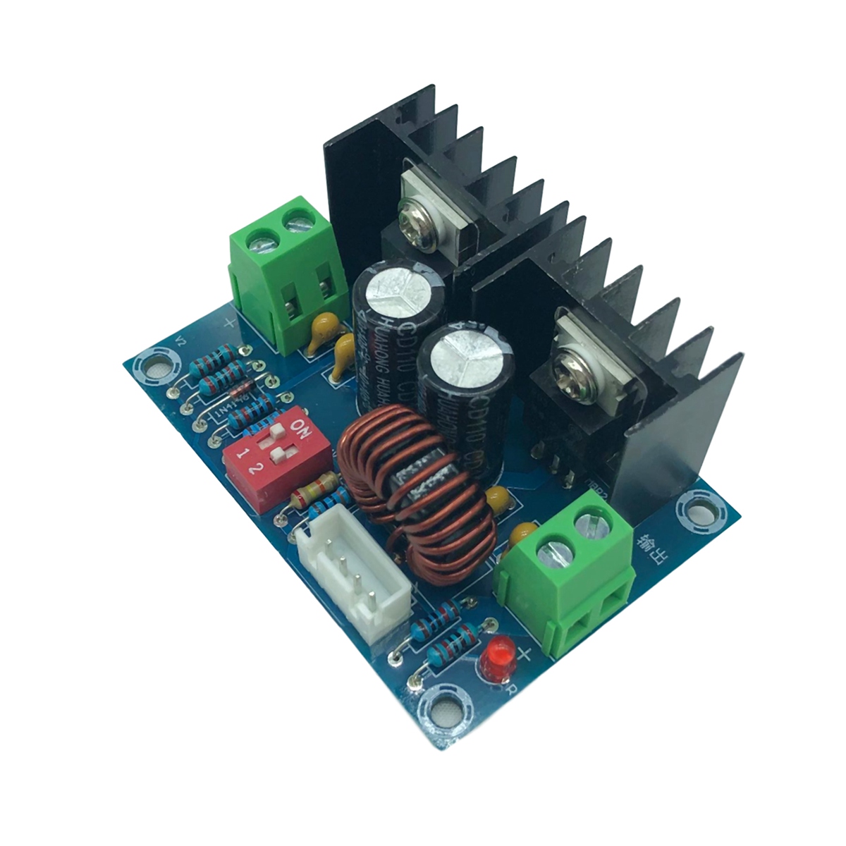 XH-M405 Voltage Regulator Module Voltage Regulator Board Potentiometer Buck Module Regulator Module Regulator Plate DC4-40V. 
