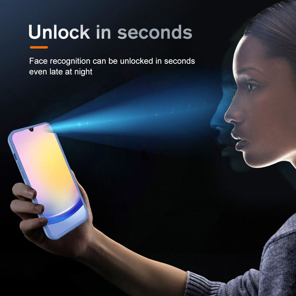 For Samsung Galaxy A25 5G Simple Solid Color Reversible Case For Team Samsung A25 a25 Clear Transparent All Round Protection Shockproof Case. 