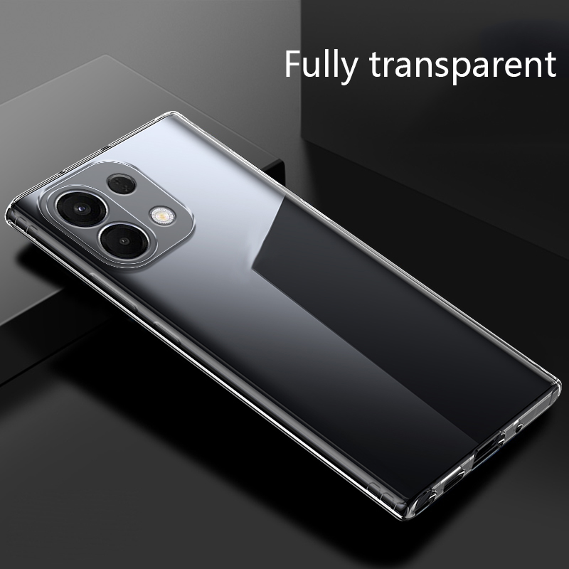 Biruiqu For OPPO K13 Back Cover Soft Casing Transparent TPU Simple Case Covers. 