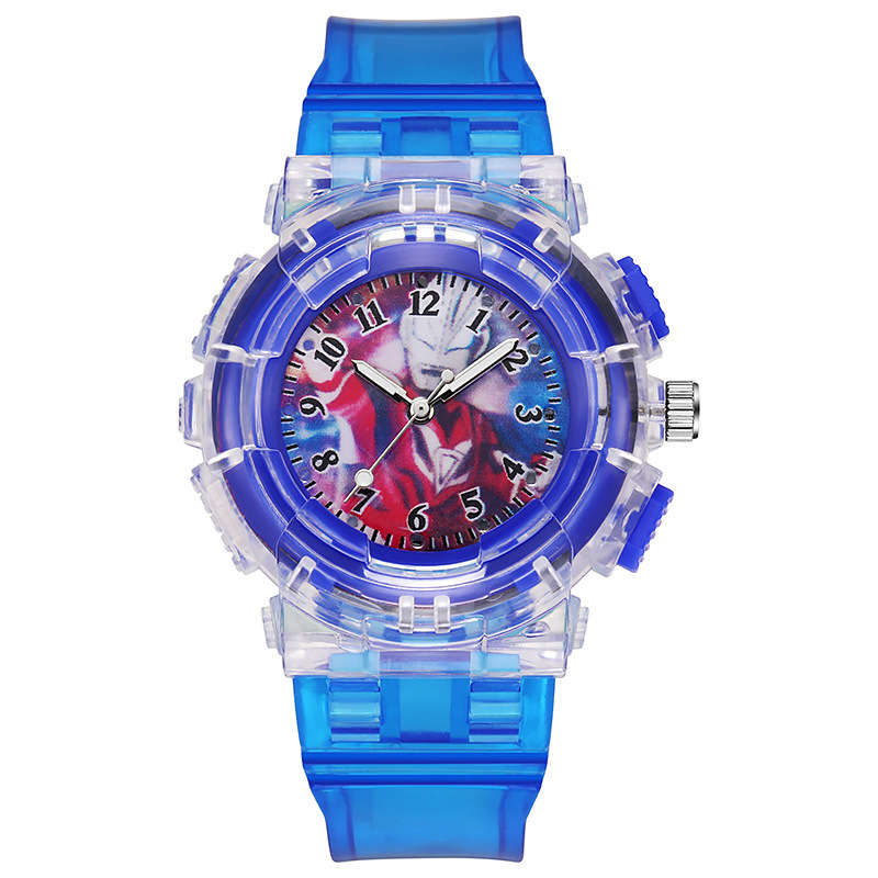 Ultraman Sero Diga Watch Kids Edition Baby Kindergarten Boy Cartoon Luminous Toy 3 Years Old Boy 12
