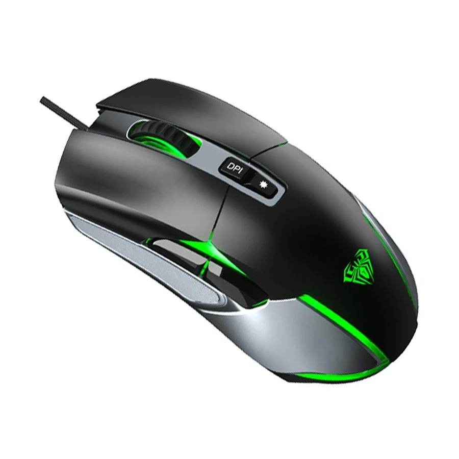 Aula F816 Wired Black Gaming Mouse. 