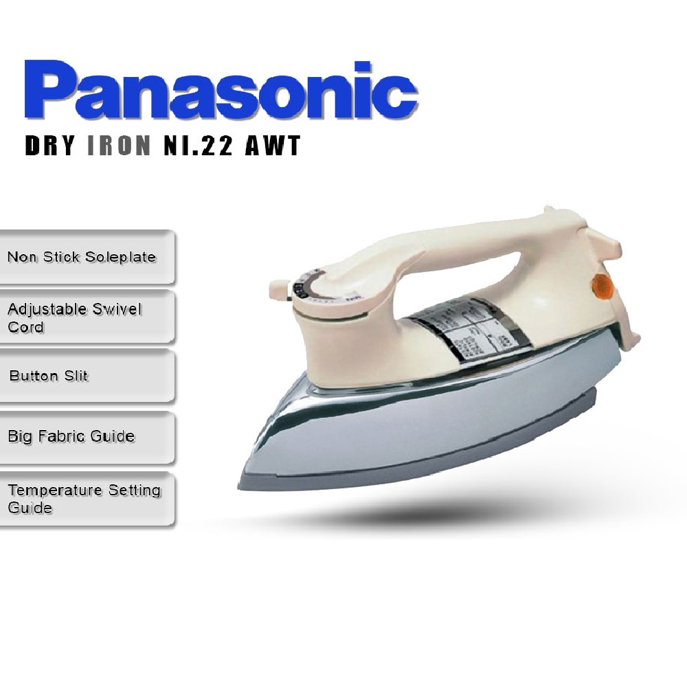 Panasonic NI-22AWT 1000 W Dry Iron. 