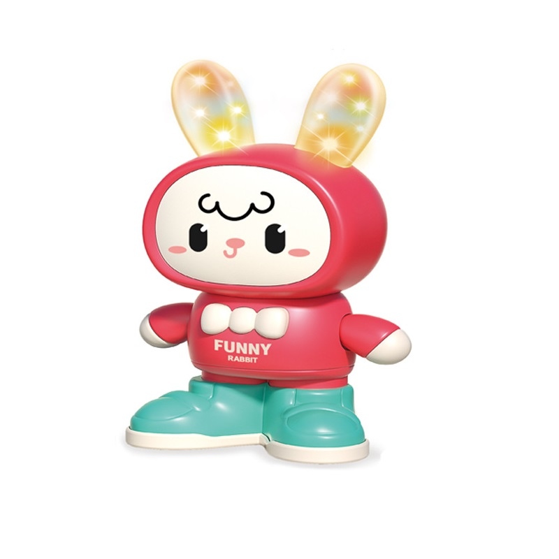 Lighting Electric Simulation Swing Dancing Sound Light Rabbit Toys