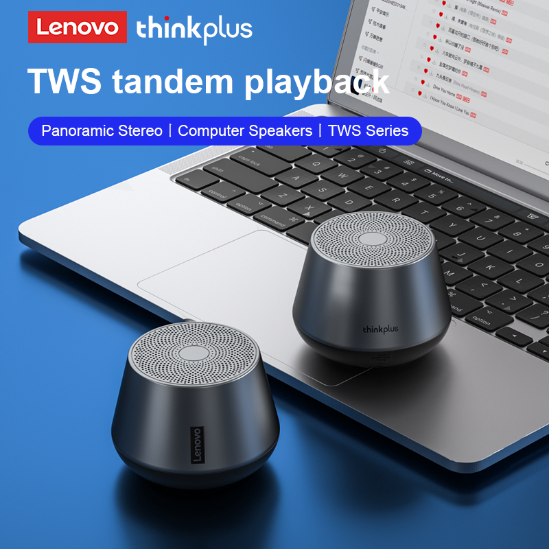 Lenovo Thinkplus K3 Pro Wireless Speaker bt 5.0 Microphone HD Call Stereo Sound Deep Bus with True Wireless Streao Music Player 1200mah Long Tolerance Speaker. 