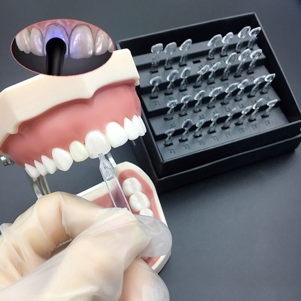 Dental Instruments Veneers Mould Composite Resin Light Cure Anterior Front Teeth. 