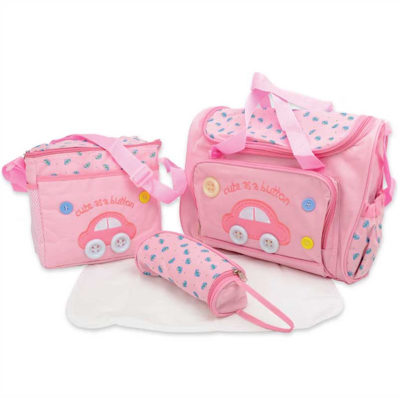 Mother Bag Baby Diaper Bags Sets Multifunctional Baby Nursing Nappy Bag For Mom Organizer - 3 pcs. 
