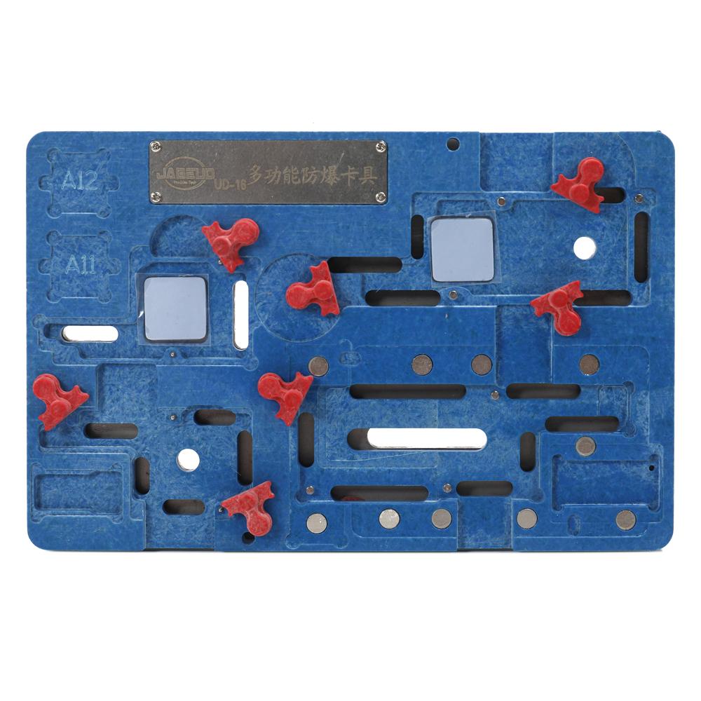 Explosion-proof Cooling Tin Multifunctional Platform PCB Holder Jig for IPX/XS/XS MAX Motherboard Fixture Repairing Tool. 