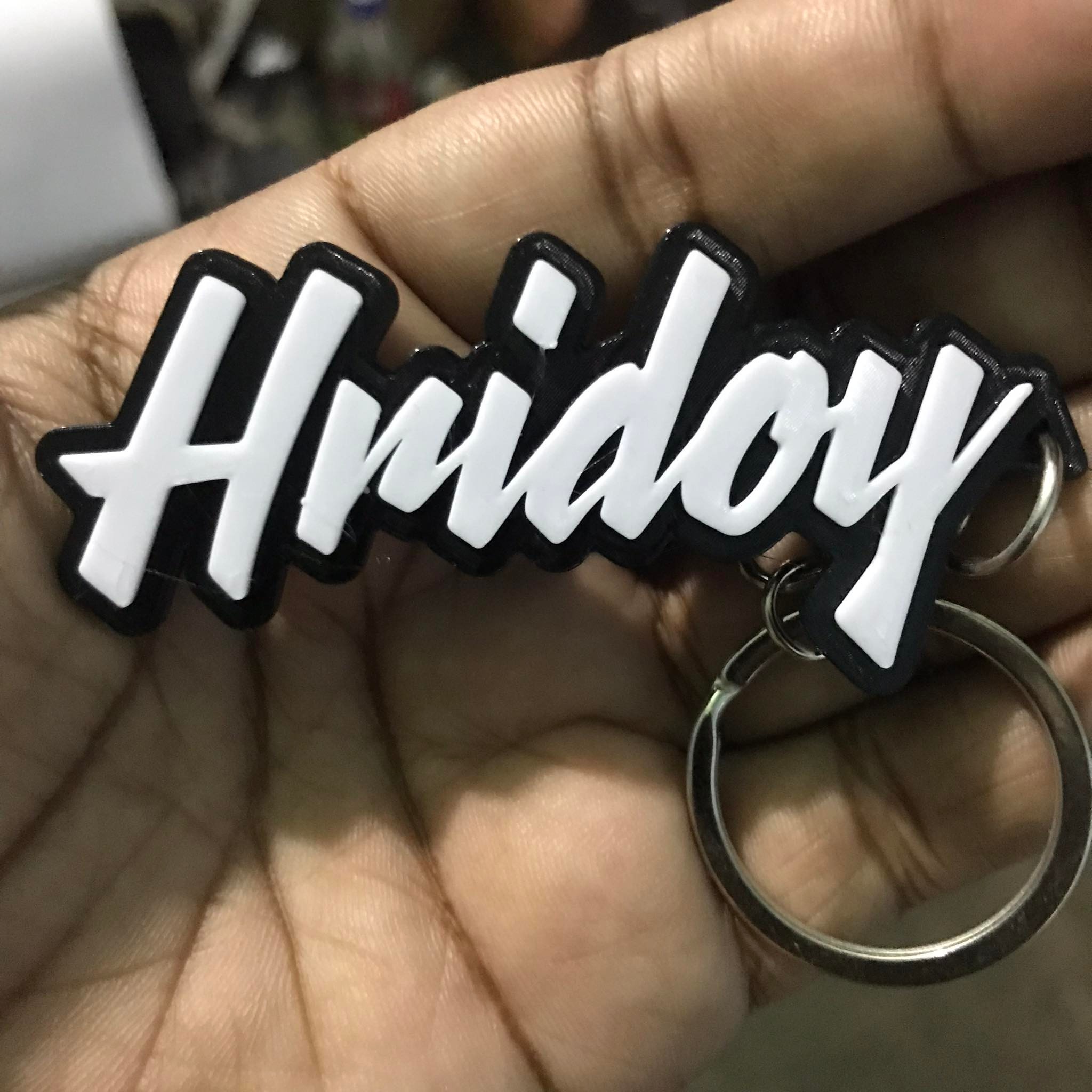 Multicolor Custom Key Ring with your name (Single Word) & Key holders. 