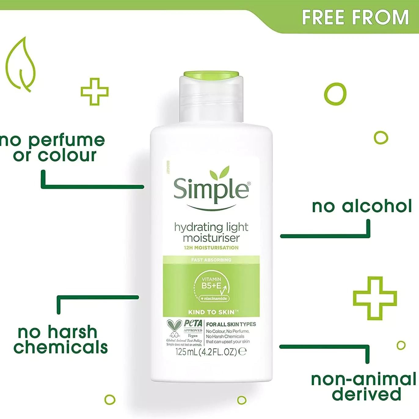 Simple Replenishing Light Moisturiser - 125ML. 