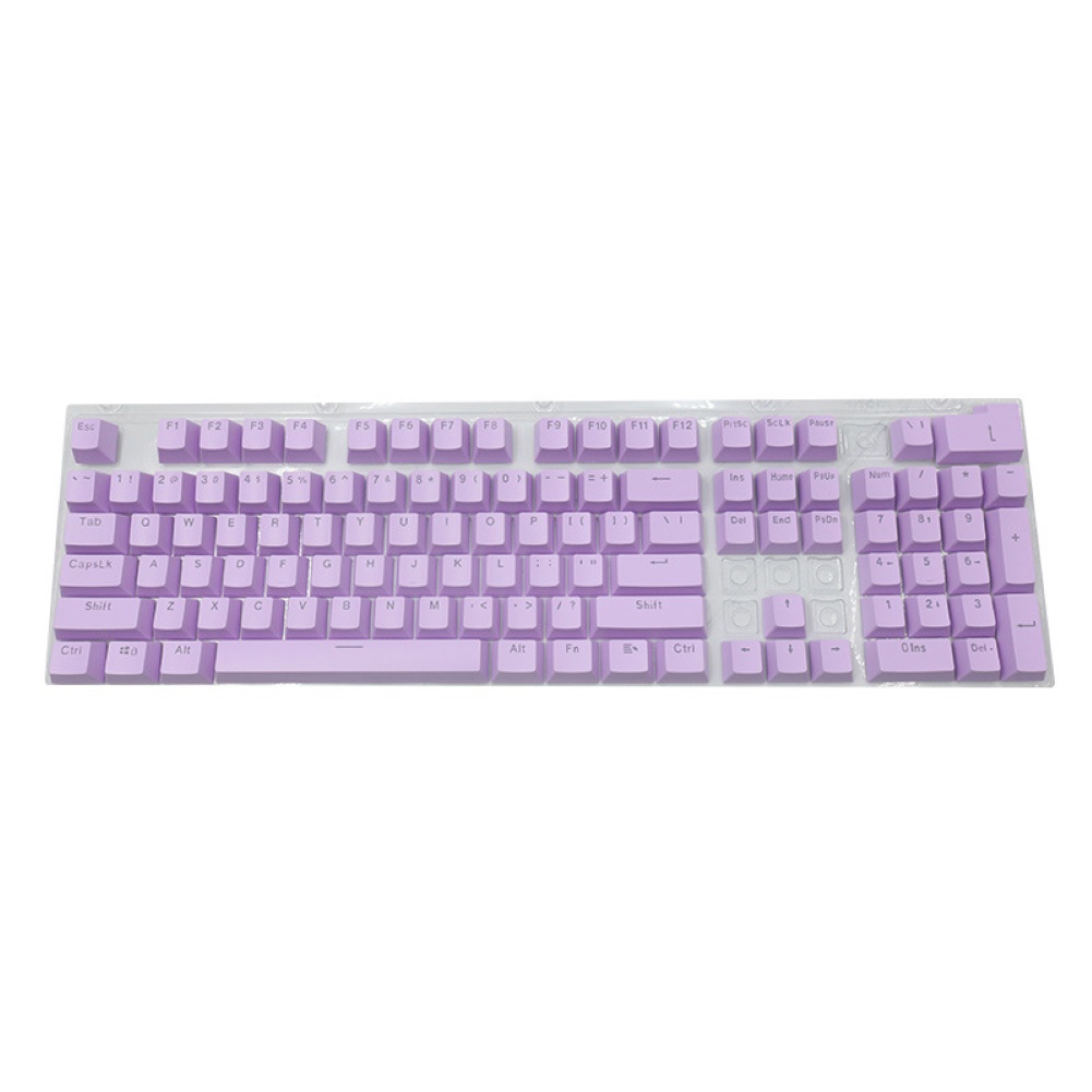 104Pcs/Set Universal Ergonomic Backlit Key Cap Keycaps for Mechanical Keyboard. 