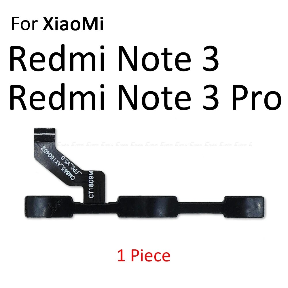 Power On Off Button Volume Switch Key Control Flex Cable Ribbon For XiaoMi Redmi Note 5 5A 4 4X 4A 3 2 Pro Plus. 