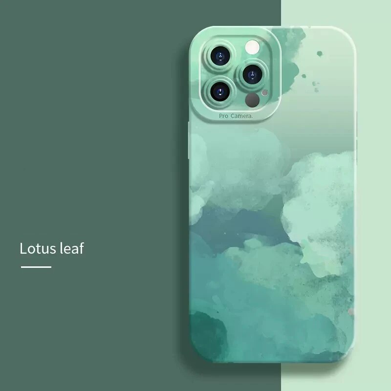 For Redmi Note 12 Pro 4G Case For Xiaomi Redmi Note 12 Turbo 11 11S 10S 10 10C 9S 9 Pro Plus 5G Watercolor Painting Soft Cover