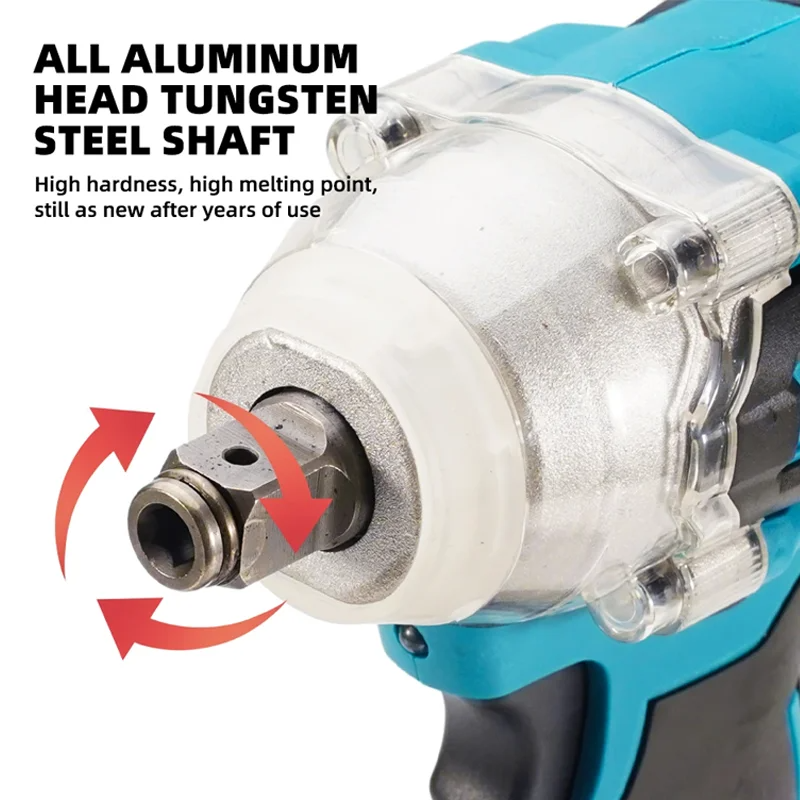 Makita DTW600 Cordless Wrench Electric Impact Wrench 18V Brushless 1/2 Inch For Car Repair Only Tool For Makita 18V Battery. 