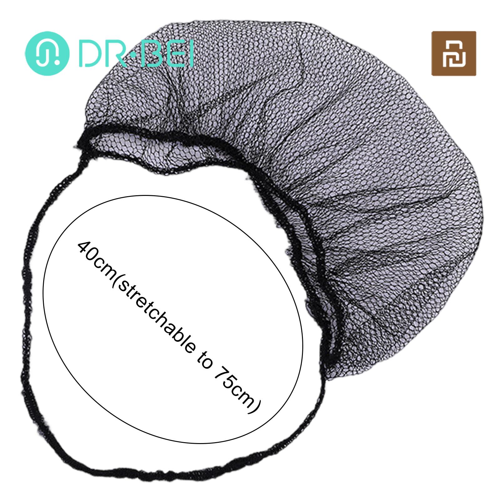 Men Beard Net 100pcs Dis sable Nylon Beard Net for Men Breathable Food Cooking Protector Cover avy Duty Elastic Band Blk Mesh Guard for Hygiene Beard Protector Cover