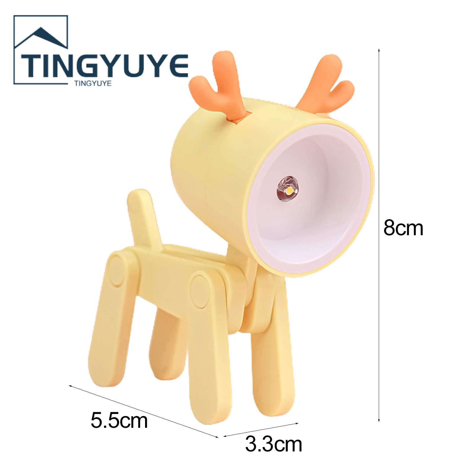 LED Lamp Creative Shape Glare Free Multi-angle Adjustable One-key Start Flexible Legs Decorative PVC Flicker Free Foldable Reading Lamp LED Light Decor for Home. 