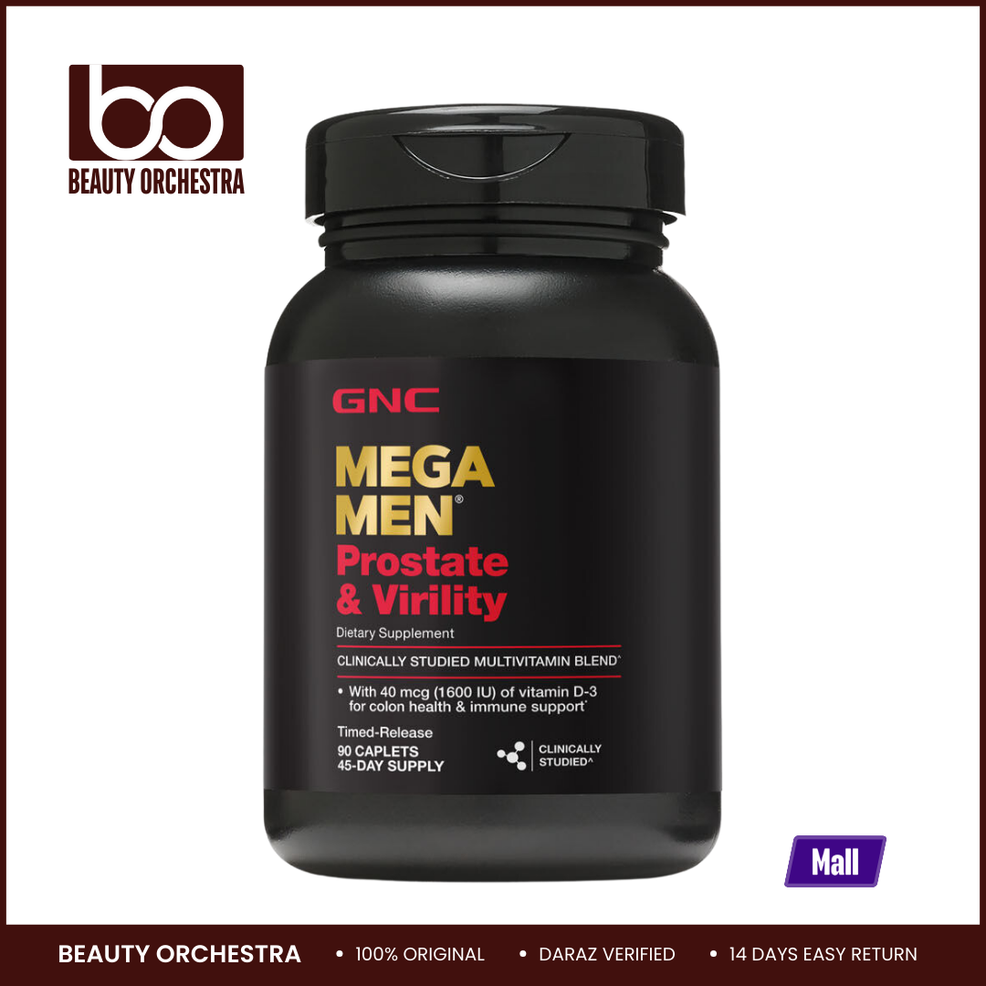 GNC Mega Men Prostate & Virility Multivitamin - 90 Caplets