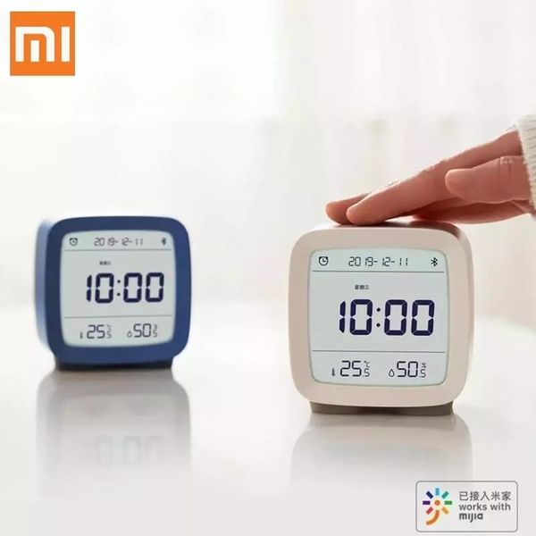 Xiaomi Youpin Qingping 3-in-1 Bluetooth Alarm Clock With Night Light And Temperature Humidity Monitor With Mijia App. 