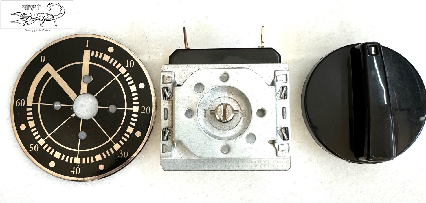 ‘Bangla' Timer Switch AC 250/120/220 V, DC, 60 Minutes: The Perfect Blend of Precision and Reliability!. 